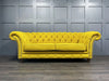 Amara 3 seater sofa, turmeric velvet