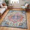 Maverick distressed persian rug, multi