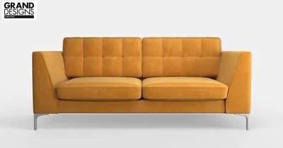 Camilla 2 seater sofa, turmeric velvet