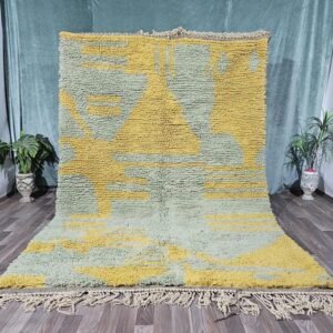 Kentucky geometric rug, mustard