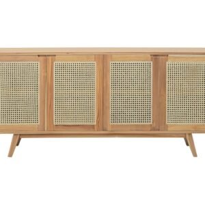 Montana sideboard, white and rattan
